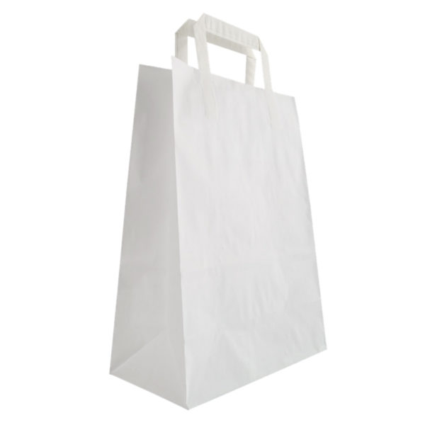 Papiertragetasche topcraft - WEISS